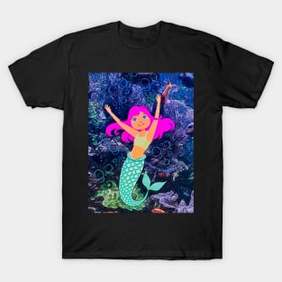 Mermaid under the sea T-Shirt